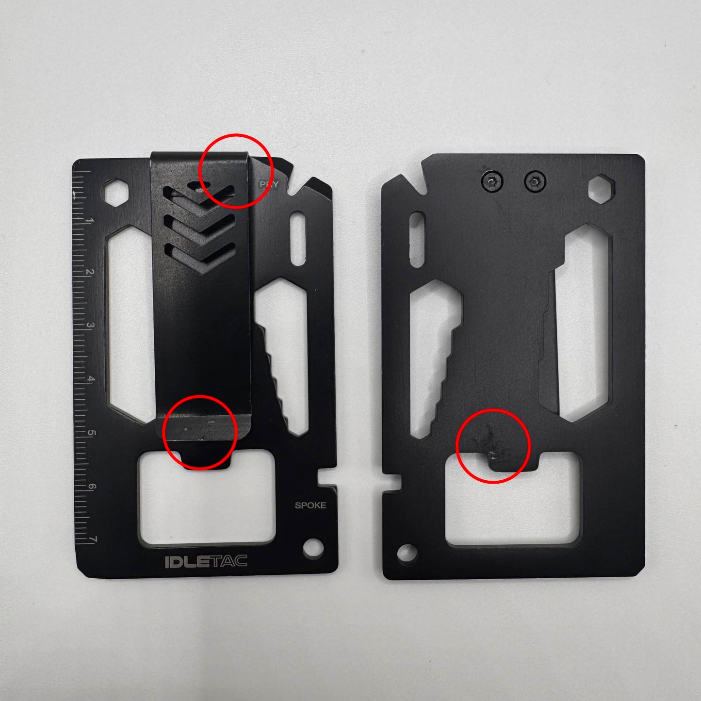 B Grade Magnetic Money Clip Multitool (Cosmetic Scratches)