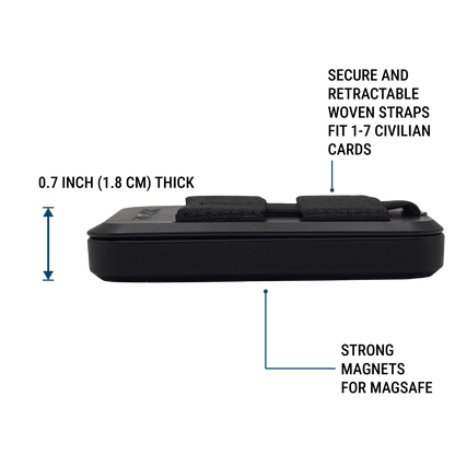 Next-Gen Badge Wallet (Slim, Near Universal & Compatible with MagSafe)